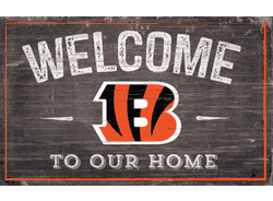 Cincinnati Bengals 11x19 Welcome to our Home Sign