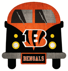 Cincinnati Bengals 12" Team Bus Sign