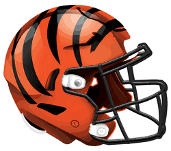 Cincinnati Bengals 12in Authentic Helmet Sign