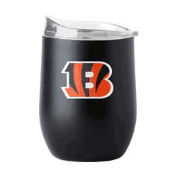 Cincinnati Bengals 16oz Flipside Powder Coat Curved Beverage