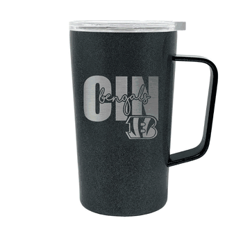 Cincinnati Bengals 18oz Onyx Hustle Travel Mug