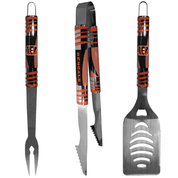 Cincinnati Bengals 3 pc Tailgater BBQ Set