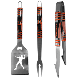 Cincinnati Bengals 3 pc Tailgater BBQ Tools