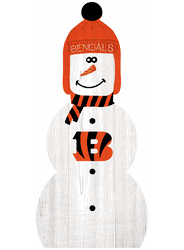 Cincinnati Bengals 31" Snowman Leaner