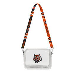Cincinnati Bengals 3D Logo Clear Fanny Fan Purse