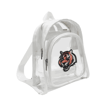Cincinnati Bengals 3D Logo Clear Mini Backpack