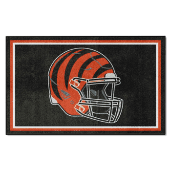 Cincinnati Bengals 4ft. x 6ft. Plush Area Rug