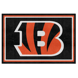 Cincinnati Bengals 5ft. x 8 ft. Plush Area Rug