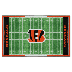 Cincinnati Bengals 6 ft. x 10 ft. Plush Area Rug