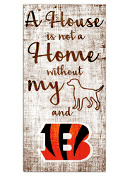 Cincinnati Bengals A House is not a Home Sign