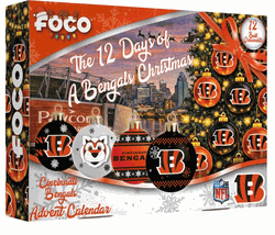 Cincinnati Bengals Advent Calendar Ball Ornament