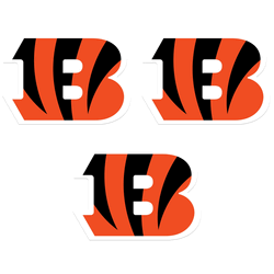 Cincinnati Bengals Auto Decal 3 Pack