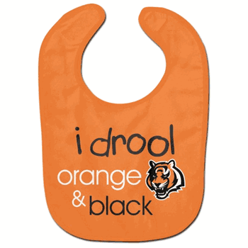 Cincinnati Bengals Baby Bib All Pro Style I Drool Design