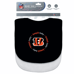 Cincinnati Bengals Baby Bibs 2-Pack