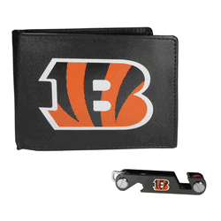 Cincinnati Bengals Bi-fold Wallet & Key Organizer