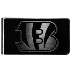 Cincinnati Bengals Black and Steel Money Clip