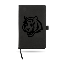 Cincinnati Bengals Black - Primary Laser Engraved Small Notepad