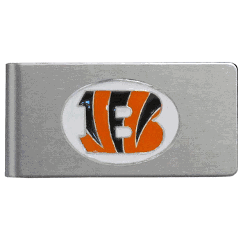 Cincinnati Bengals Brushed Metal Money Clip