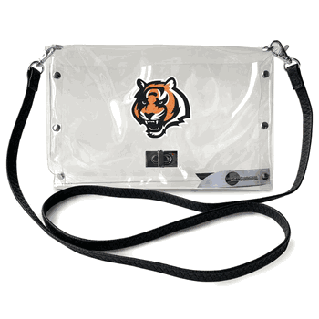 Cincinnati Bengals Clear Envelope Purse STRAP