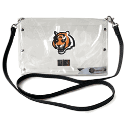 Cincinnati Bengals Clear Envelope Purse STRAP