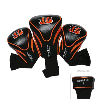 Cincinnati Bengals Club 3 Piece Contour Headcover Set