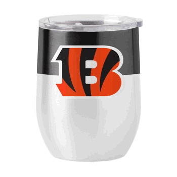 Cincinnati Bengals Colorblock 16oz Stainless Curved Beverage