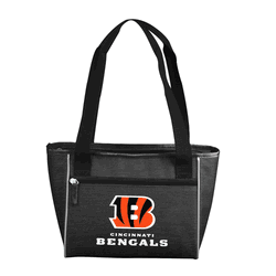 Cincinnati Bengals Crosshatch 16 Can Cooler Tote