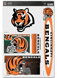 Cincinnati Bengals Decal 11x17 Multi Use