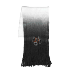 Cincinnati Bengals Dip Dye Scarf Black