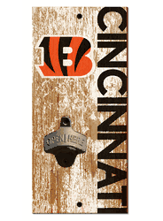 Cincinnati Bengals Distressed Bottle Opener