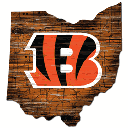 Cincinnati Bengals Distressed State with Logo
