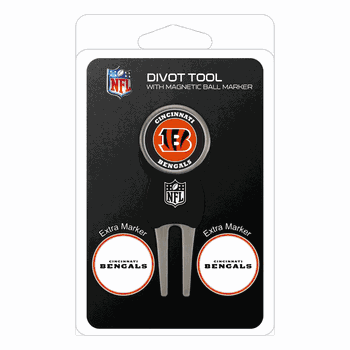 Cincinnati Bengals Divot Tool Pack - Signature tool w/ 3 markers