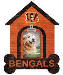 Cincinnati Bengals Dog Bone House Clip Frame