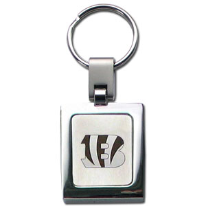 Cincinnati Bengals Etched Key Chain