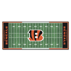Cincinnati Bengals Field Runner Mat - 30in. x 72in.