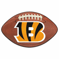 Cincinnati Bengals Football Rug - 20.5in. x 32.5in.