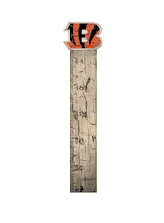 Cincinnati Bengals Growth Chart Sign 6x36