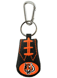 Cincinnati Bengals Keychain Team Color Football CO