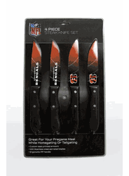 Cincinnati Bengals Knife Set - Steak - 4 Pack