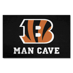 Cincinnati Bengals Man Cave Starter Mat Accent Rug - 19in. x 30in.