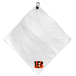 Cincinnati Bengals Microfiber Small Towel - 15" x 15" (White)
