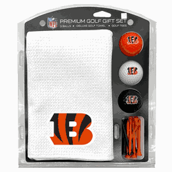 Cincinnati Bengals Microfiber Towel Gift Set - 16 x 40 (White)