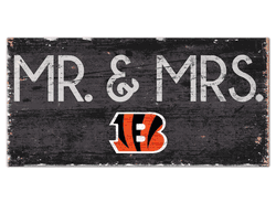 Cincinnati Bengals Mr & Mrs Sign