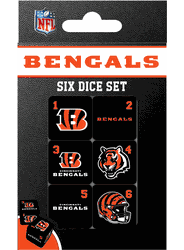 Cincinnati Bengals NFL Dice Set