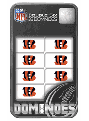 Cincinnati Bengals NFL Dominoes