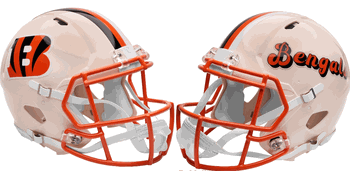 Cincinnati Bengals NFL Full Size Authentic Speed Football Helmet RETRO