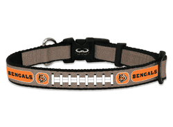 Cincinnati Bengals Pet Collar Reflective Football Size Toy