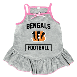 Cincinnati Bengals Pet Dress Grey Type XLarge