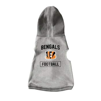Cincinnati Bengals Pet Hooded Crewneck Type XL