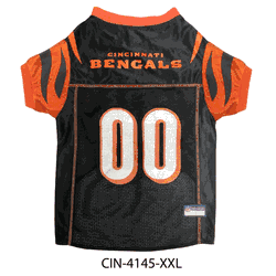 Cincinnati Bengals Pet Mesh Jersey 2X-Large